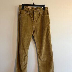 NWT | LEVI'S IRREG Unisex Low Pro Relaxed Fit Corduroy Pants | SIZE 29 X 30